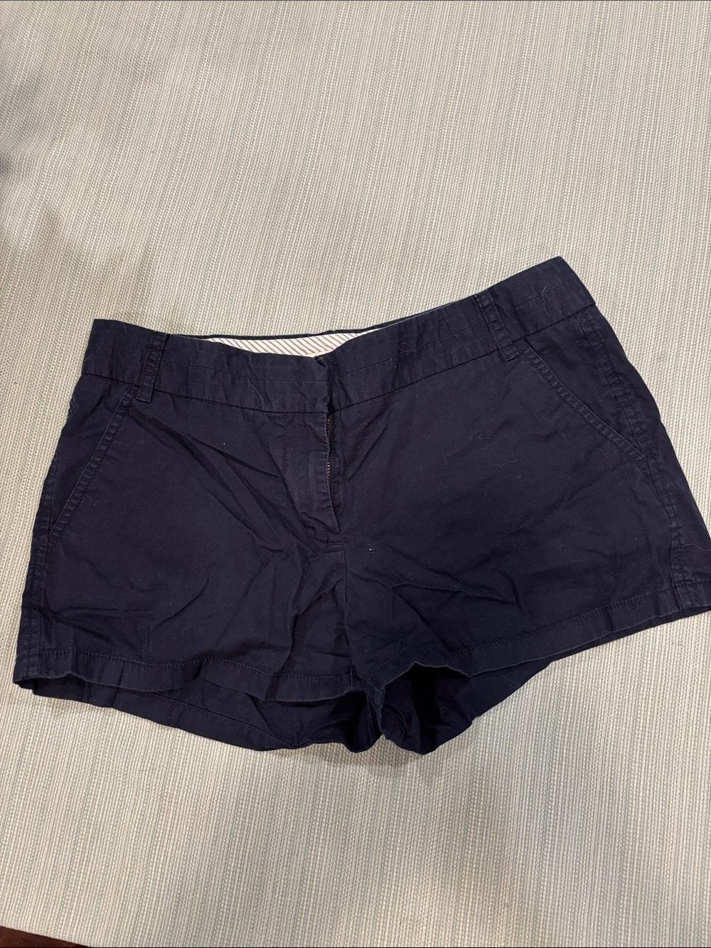 J. Crew Navy Cotton Chino Shorts